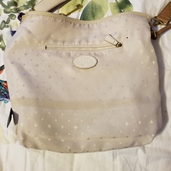 Fossil cream genuine leather purse - Picture 4 of 10